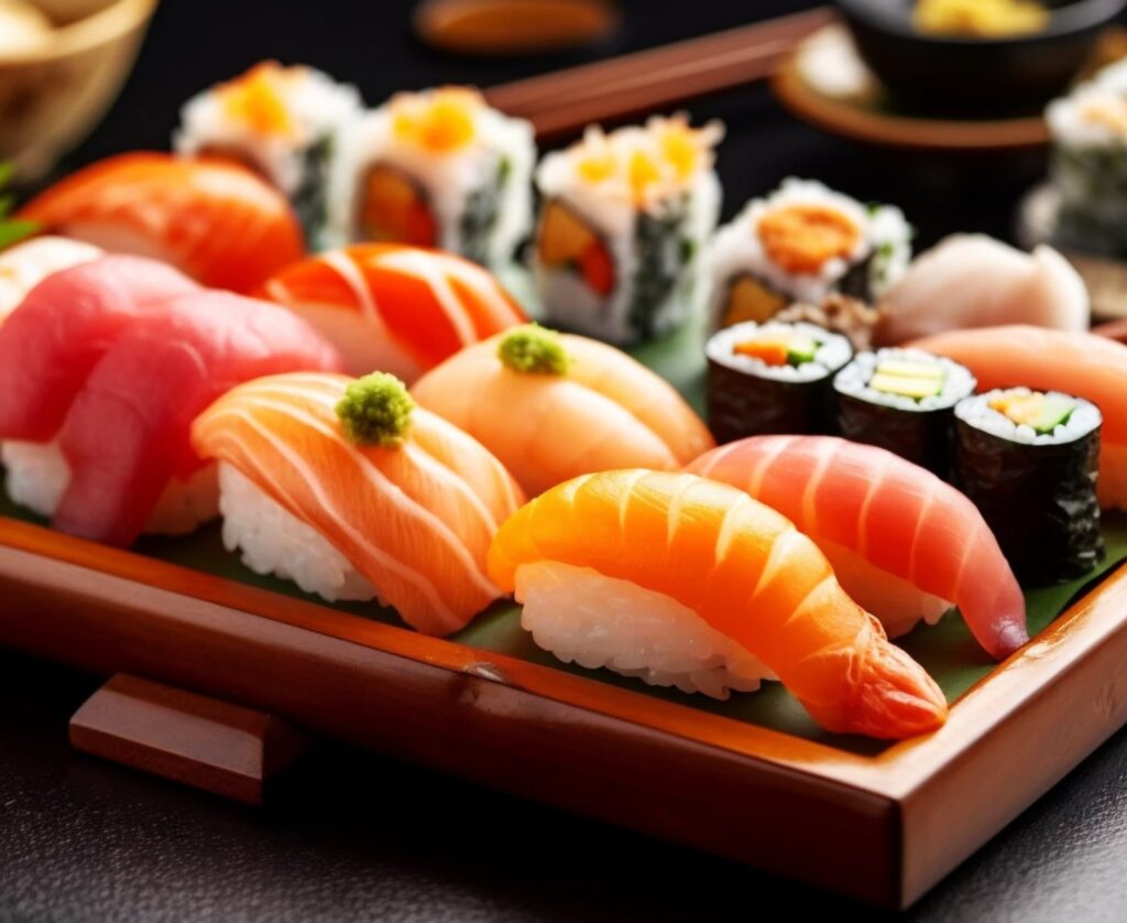 ซูชิ (ห้องอาหารญี่ปุ่นเอโดะ โรงแรม อัศวิน แกรนด์ คอนเวนชั่น) (3)