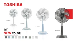 โตชิบา เติมสีใหม่พัดลม F-ALC50TH เอาใจสายแต่งบ้าน พร้อมลมแรงไกล 12 เมตร