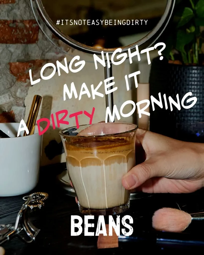 ‘BEANS’ เปิดเกมรุก Specialty Coffee ส่งแคมเปญ ‘Make it Dirty’ จับมือ 12 บาร์ดังทั่วกรุงเทพฯ ปลุกวัฒนธรรม Dirty Coffee สู่ Nightlife Experience