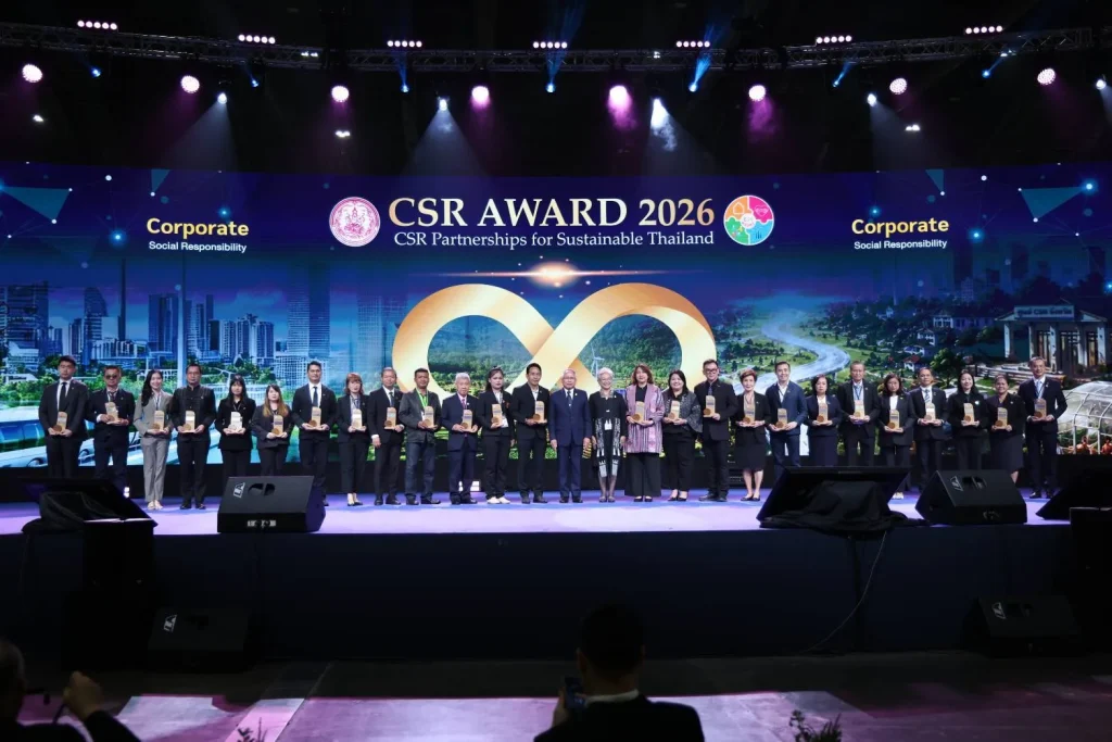 พม. ยกย่องเชิดชูเกียรติ 92 องค์กรต้นแบบ CSR Award 2026 ผนึกพลังทุกภาคส่วน เป็น “หุ้นส่วนของการเปลี่ยนแปลง” ยกระดับคุณภาพชีวิตประชาชนยั่งยืน