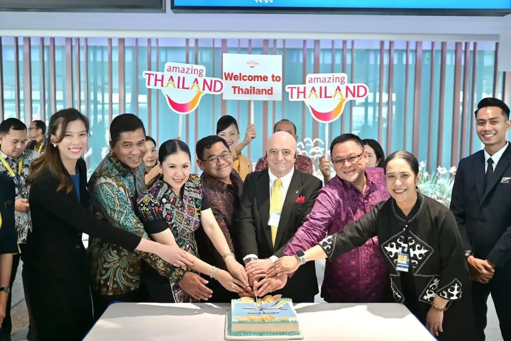 ททท. ต้อนรับเที่ยวบินปฐมฤกษ์สายการบิน TransNusa Airlines เส้นทางจาการ์ตา-กรุงเทพฯ